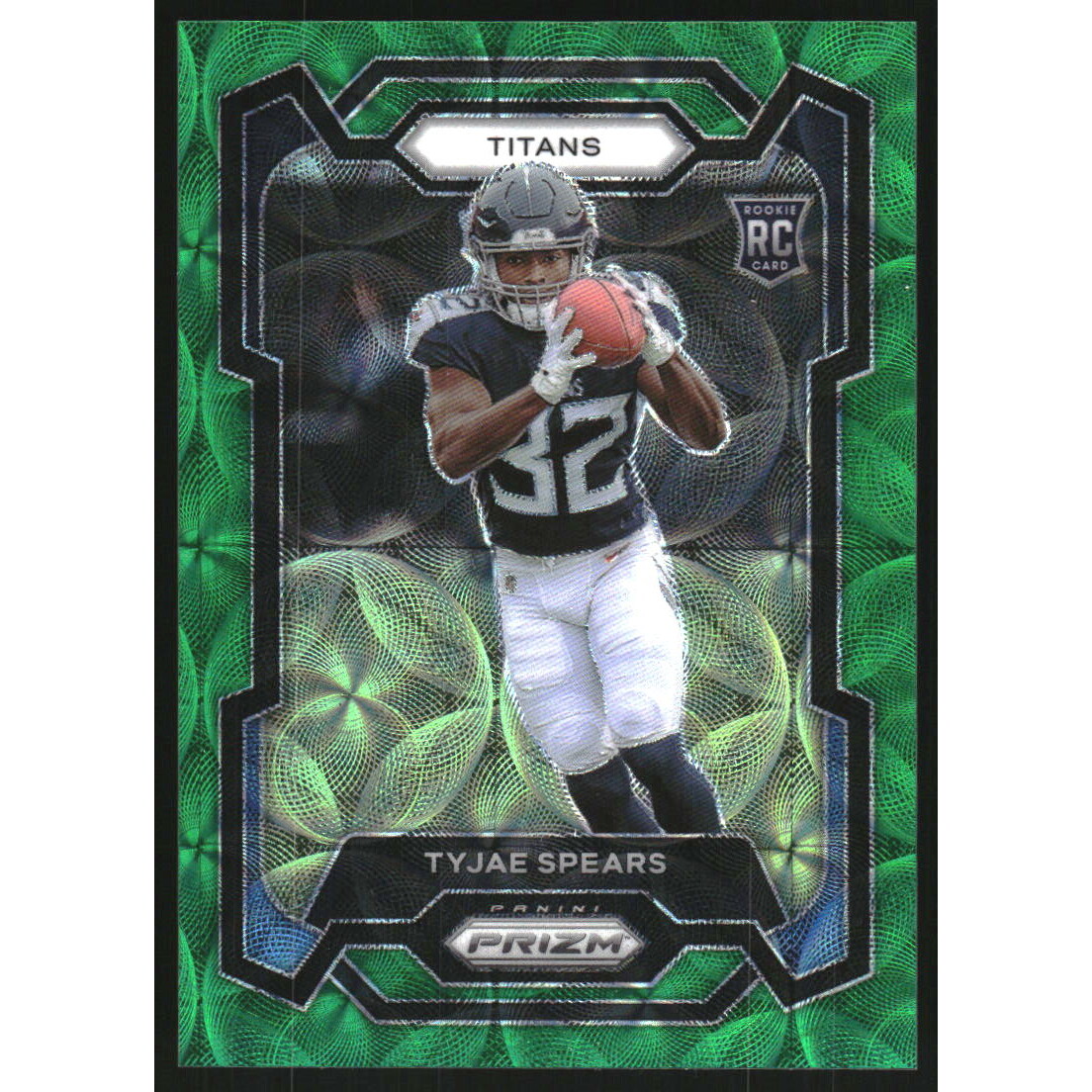 2023 Panini Prizm Prizms Green Scope #396 Tyjae Spears