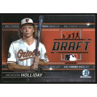 2022 Bowman Chrome Draft Bowman Draft Night #BDN9 Jackson Holliday