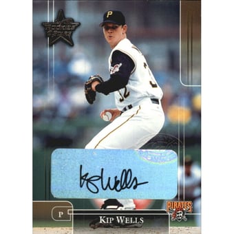 2002 Leaf Rookies and Stars Great American Signings #221 Kip Wells/175*