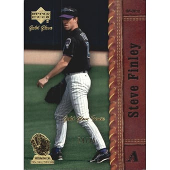 2001 Upper Deck Gold Glove Finite #59 Steve Finley