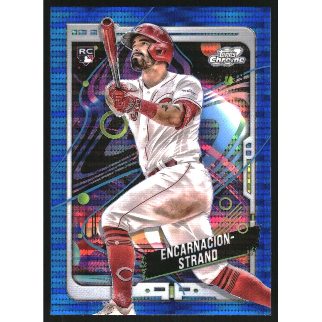2024 Topps Cosmic Chrome Blue Moon Refractors #33 Christian Encarnacion-Strand. rookie card picture