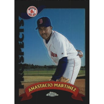 2002 Topps Chrome Traded Black Refractors #T171 Anastacio Martinez