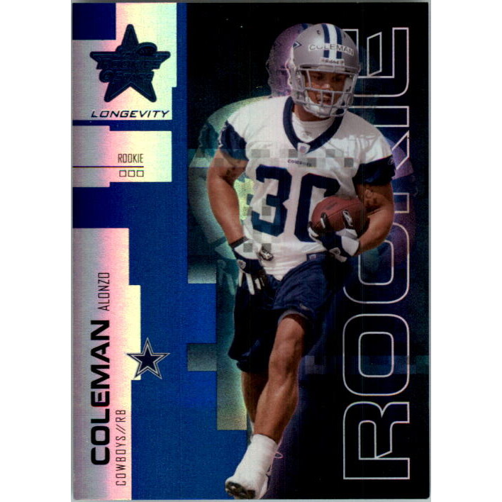 2007 Leaf Rookies and Stars Longevity Sapphire #121 Alonzo Coleman