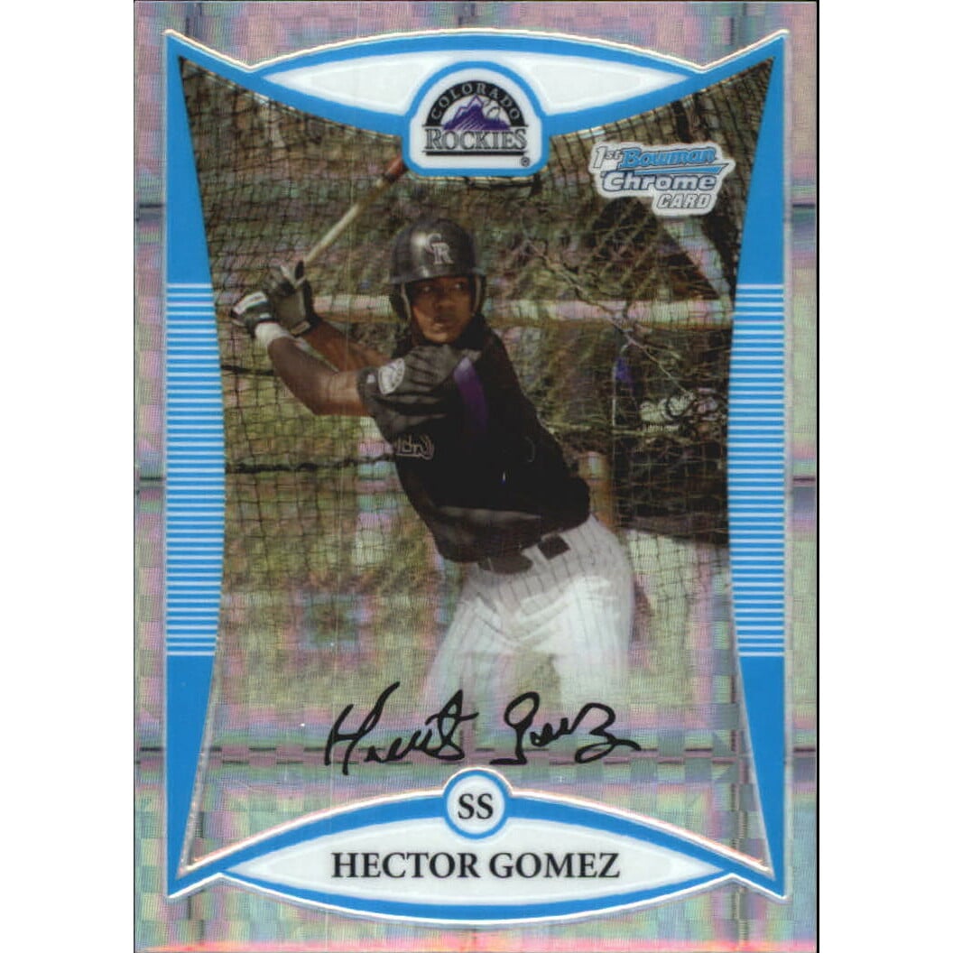 2008 Bowman Chrome Prospects X-Fractors #BCP229 Hector Gomez. rookie card picture