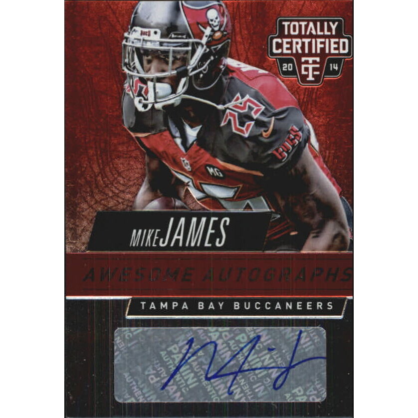 2014 Totally Certified Awesome Autographs Red #AAMJ Mike James