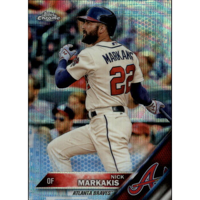 2016 Topps Chrome Blue Wave Refractors #76 Nick Markakis