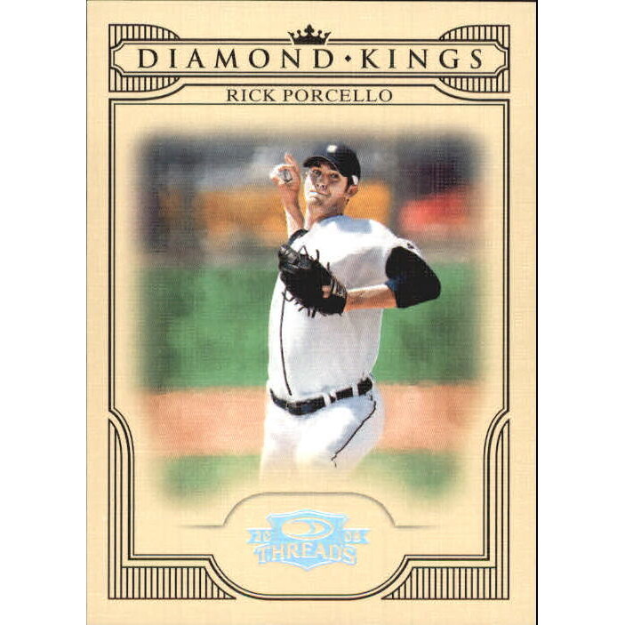 2008 Donruss Threads Diamond Kings Silver #57 Rick Porcello