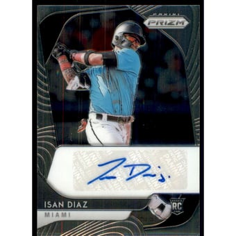 2020 Panini Prizm Rookie Autographs #8 Isan Diaz