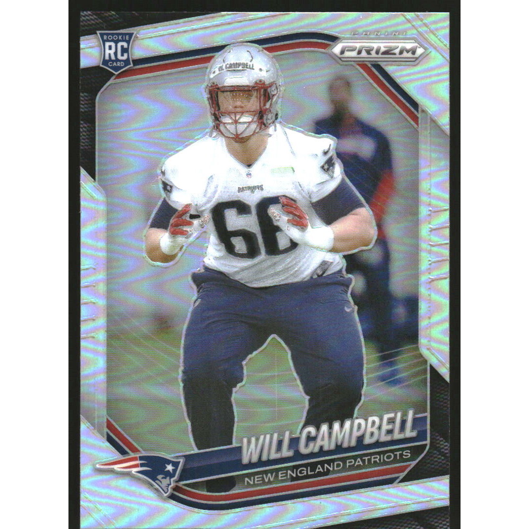 2025 Panini Prizm Prizms Silver #312 Will Campbell