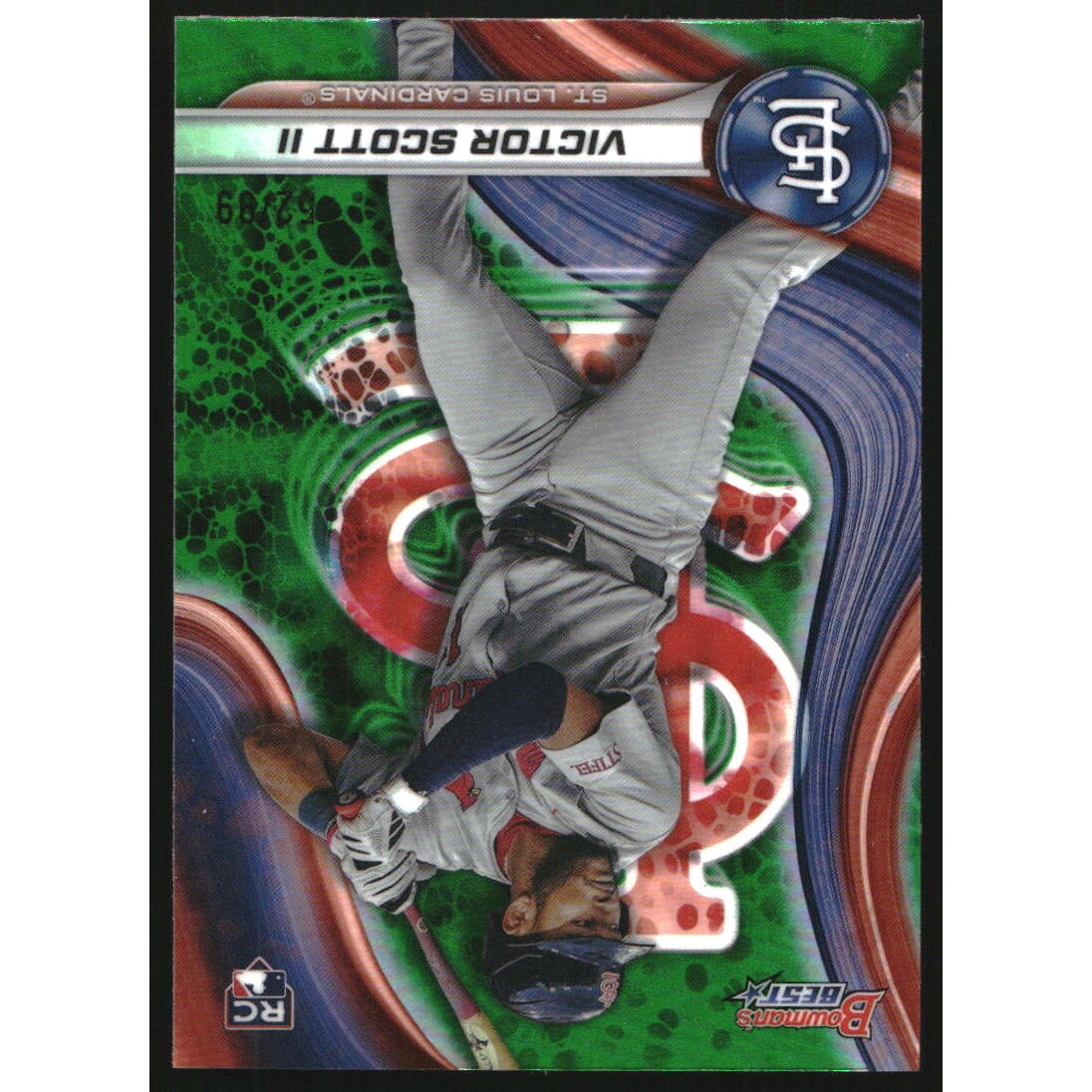2024 Bowman's Best Green Refractors #61 Victor Scott II