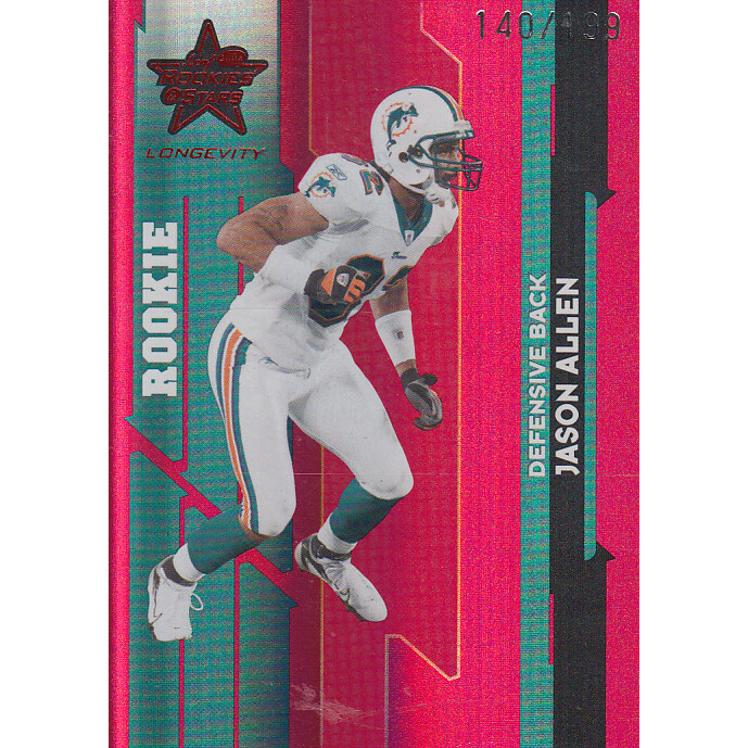 2006 Leaf Rookies and Stars Longevity Target Ruby Parallel #236 Jason Allen