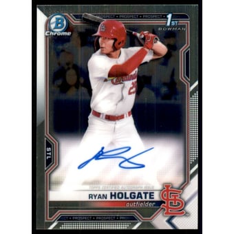 2021 Bowman Chrome Draft Autographs #CDARH Ryan Holgate
