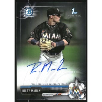 2017 Bowman Chrome Draft Autographs #CDARM Riley Mahan