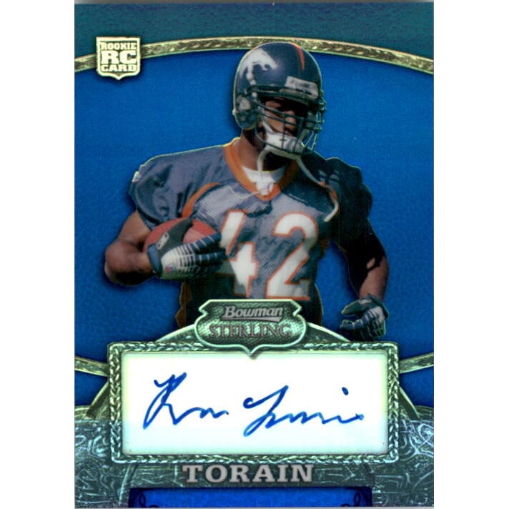 2008 Bowman Sterling Blue Refractor Rookie Autographs #BA2 Ryan Torain. rookie card picture