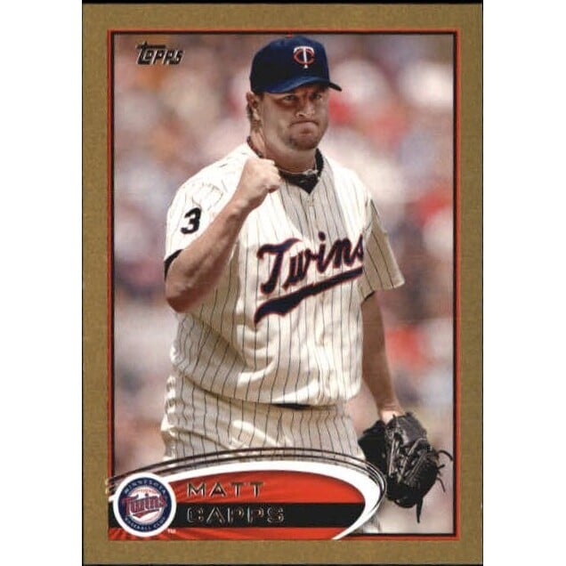 2012 Topps Mini Gold #501 Matt Capps. rookie card picture