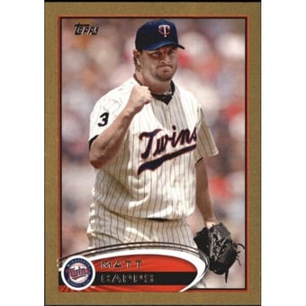 2012 Topps Mini Gold #501 Matt Capps