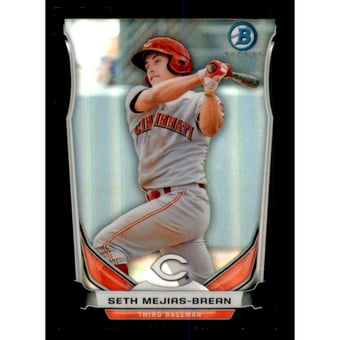 2014 Bowman Chrome Bowman Scout Top 5 Mini Black Refractors #BMCR4 Seth Mejias-Brean