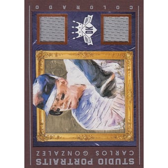 2016 Diamond Kings Studio Portraits Materials Framed #SPCG Carlos Gonzalez/99