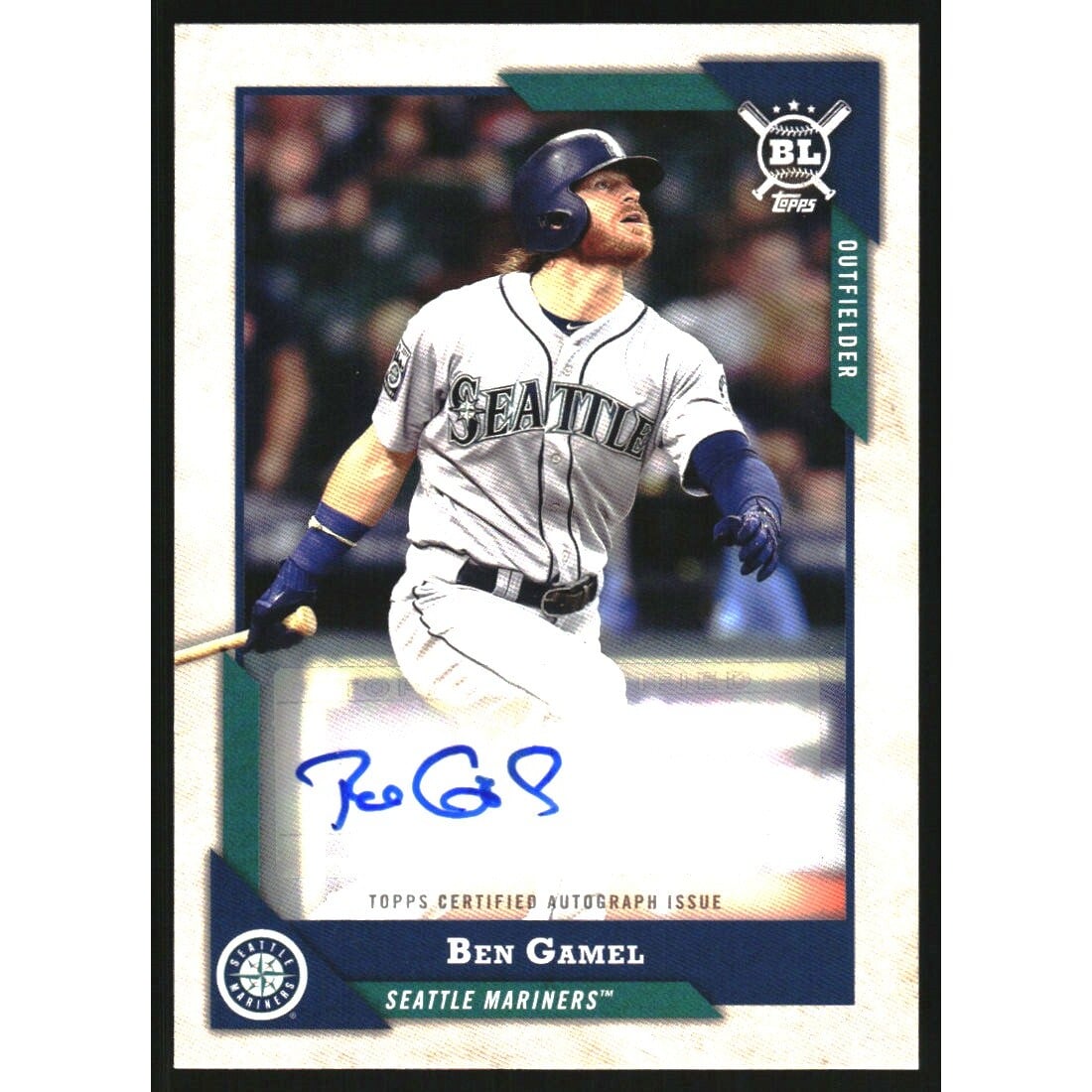 2018 Topps Big League Autographs #BLABG Ben Gamel. rookie card picture