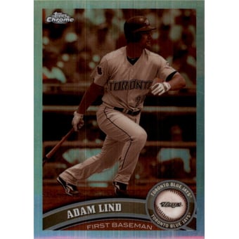 2011 Topps Chrome Sepia Refractors #122 Adam Lind