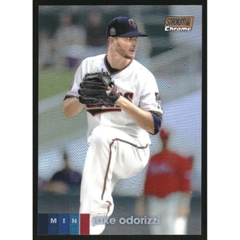 2020 Stadium Club Chrome Orange Refractors #353 Jake Odorizzi
