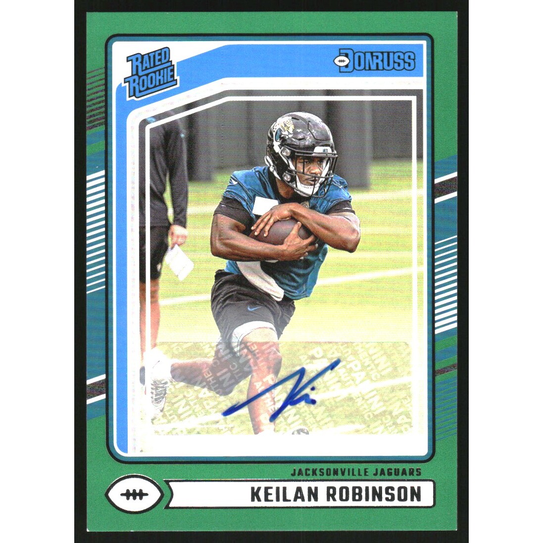 2024 Donruss Rated Rookies Autographs Green #385 Keilan Robinson