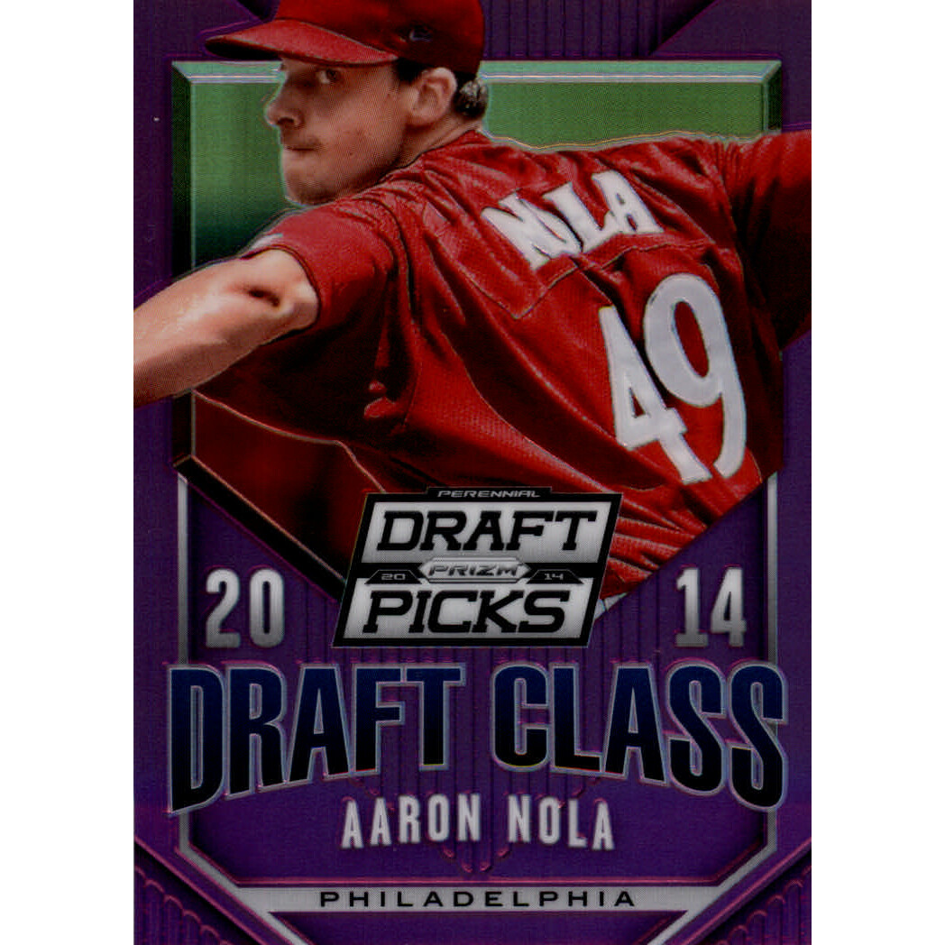 2014 Panini Prizm Perennial Draft Picks Draft Class Prizms Purple #6 Aaron Nola