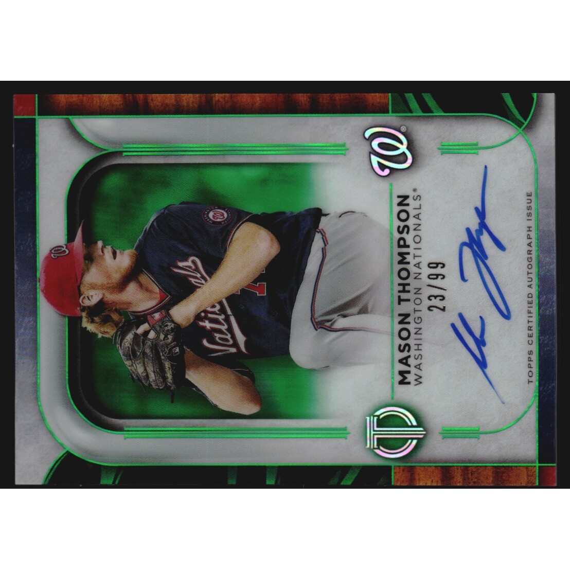 2022 Topps Tribute Autographs Green #TAMTH Mason Thompson