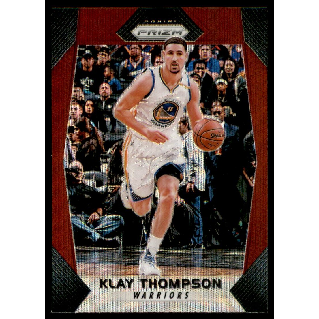 2017-18 Panini Prizm Prizms Ruby Wave #42 Klay Thompson 2017-18 Panini Prizm Prizms Ruby Wave #42 Klay Thompson