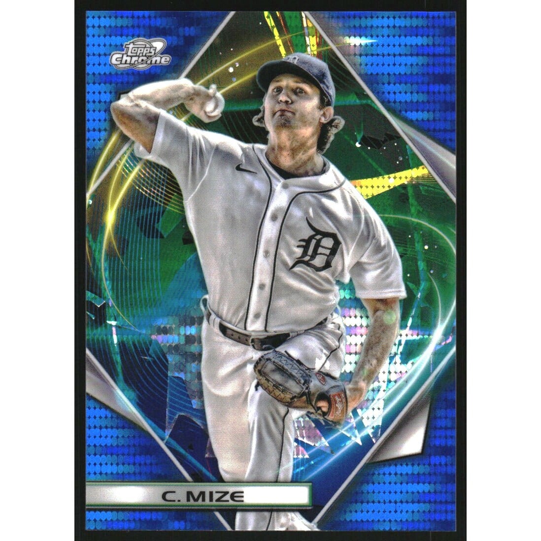 2022 Topps Cosmic Chrome Blue Moon Refractors #158 Casey Mize. rookie card picture