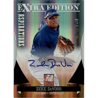 2011 Donruss Elite Extra Edition Prospects Signature Aspirations #54 Zeke DeVoss