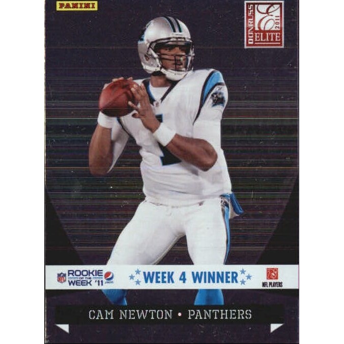 2011 Panini Pepsi Rookie of the Week #4 Cam Newton Elite. rookie card picture