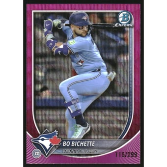 2025 Bowman Chrome Fuchsia Wave Refractors #56 Bo Bichette