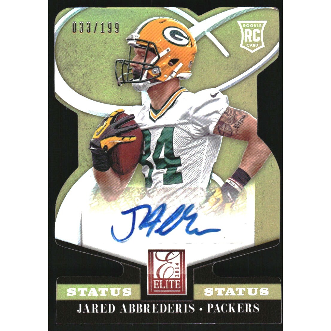 2014 Elite Status Gold #143 Jared Abbrederis AU/199