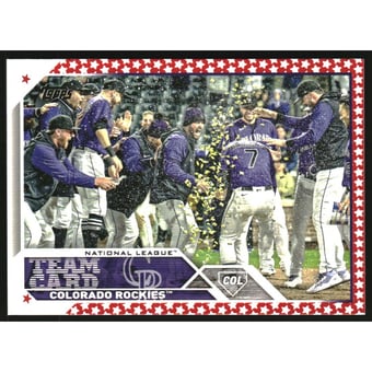 2023 Topps Independence Day #445 Colorado Rockies