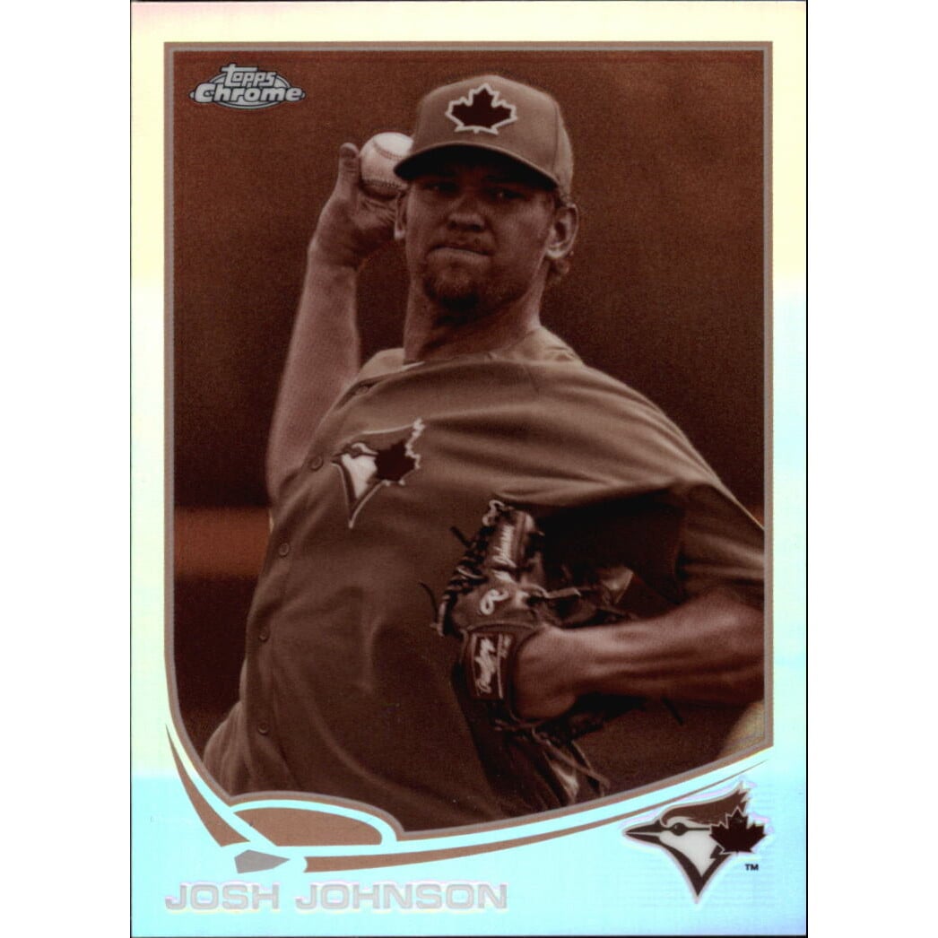 2013 Topps Chrome Sepia Refractors #77 Josh Johnson. rookie card picture