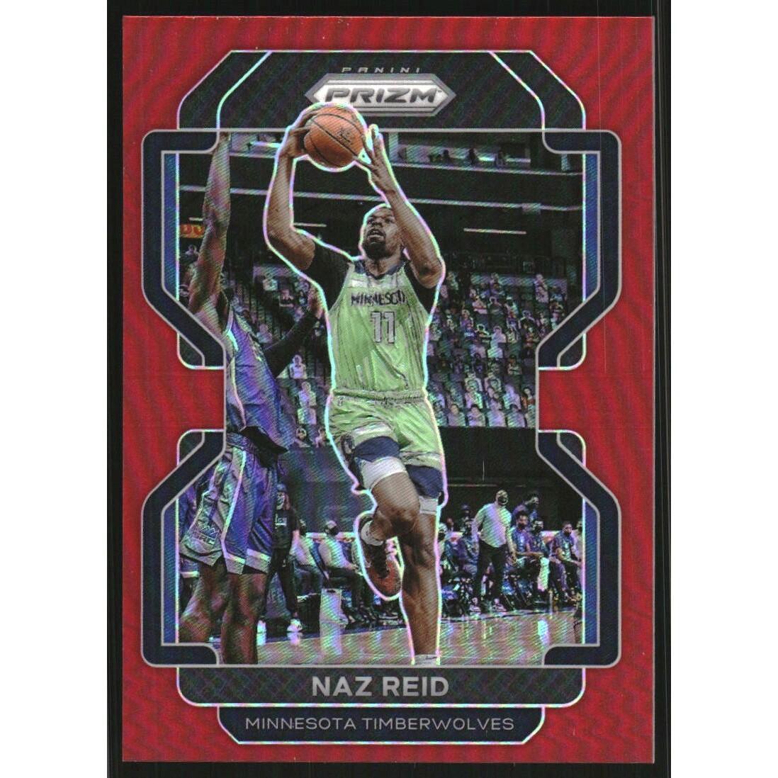 2021-22 Panini Prizm Prizms Red #229 Naz Reid