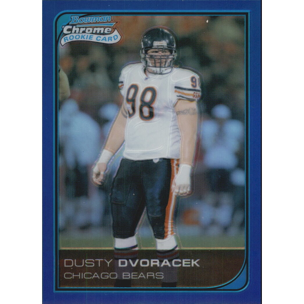 2006 Bowman Chrome Blue Refractors #26 Dusty Dvoracek. rookie card picture