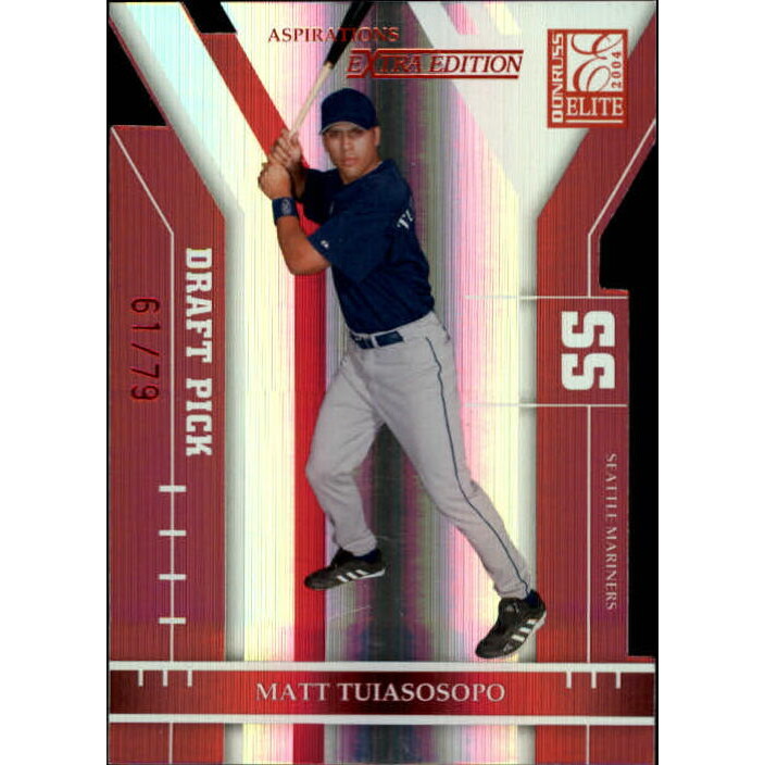 2004 Donruss Elite Extra Edition Aspirations #347 Matt Tuiasosopo DP/79. rookie card picture