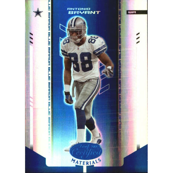 2004 Leaf Certified Materials Mirror Blue #29 Antonio Bryant
