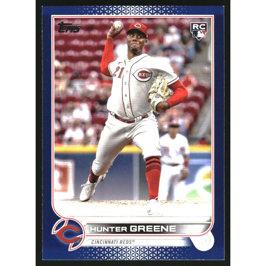 2022 Topps Update Royal Blue #US160 Hunter Greene