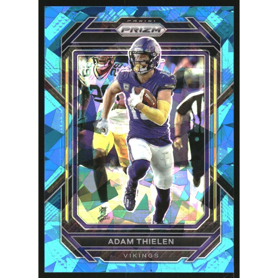 2022 Panini Prizm Prizms Blue Ice #189 Adam Thielen. rookie card picture