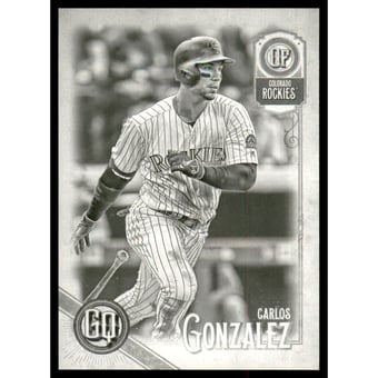 2018 Topps Gypsy Queen Black and White #137 Carlos Gonzalez