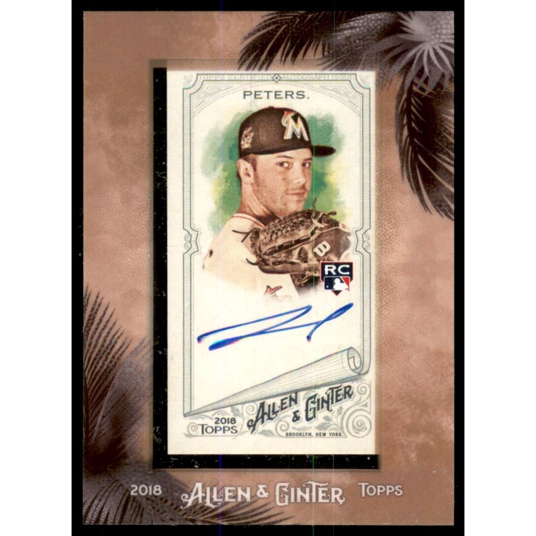2018 Topps Allen and Ginter Framed Mini Autographs #MADP Dillon Peters
