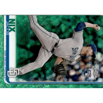 2019 Topps Chrome Green Wave Refractors #182 Jacob Nix