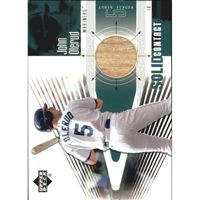 2002 Upper Deck Rookie Debut Solid Contact #JO John Olerud. rookie card picture