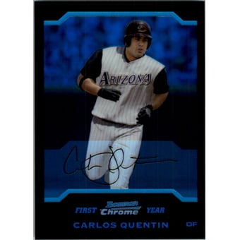 2004 Bowman Chrome Blue Refractors #202 Carlos Quentin