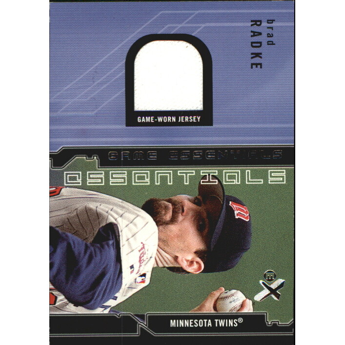 2002 E-X Game Essentials #23 Brad Radke Jsy