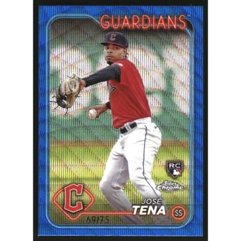 2024 Topps Chrome Blue Wave Refractors #29 Jose Tena