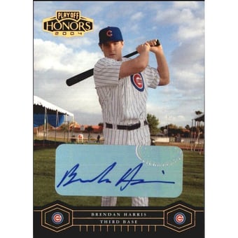 2004 Playoff Honors Signature Bronze #44 Brendan Harris/100